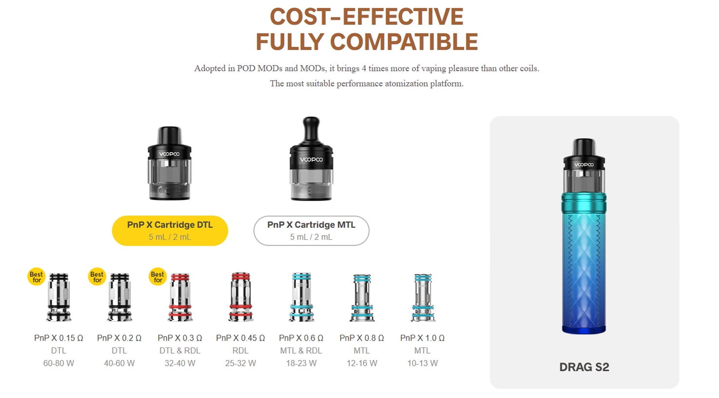 Испарики Drag S2