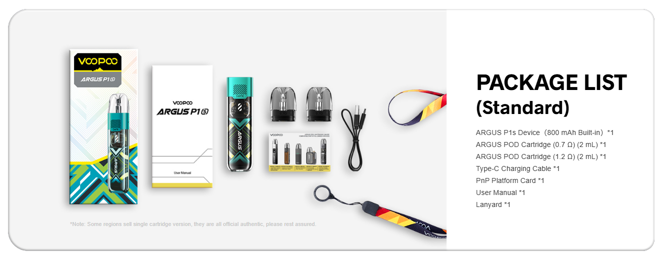 Комплектация Argus P1s