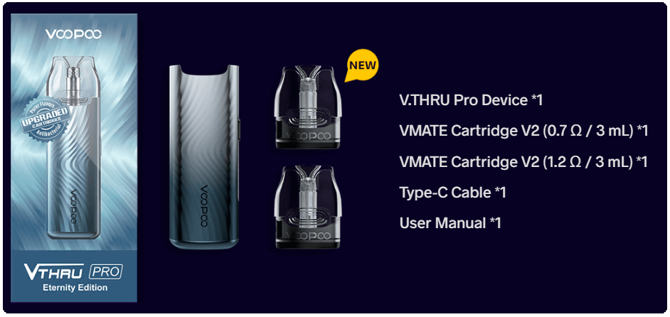 Комплектация V.THRU Pro Комплектация V.THRU Pro