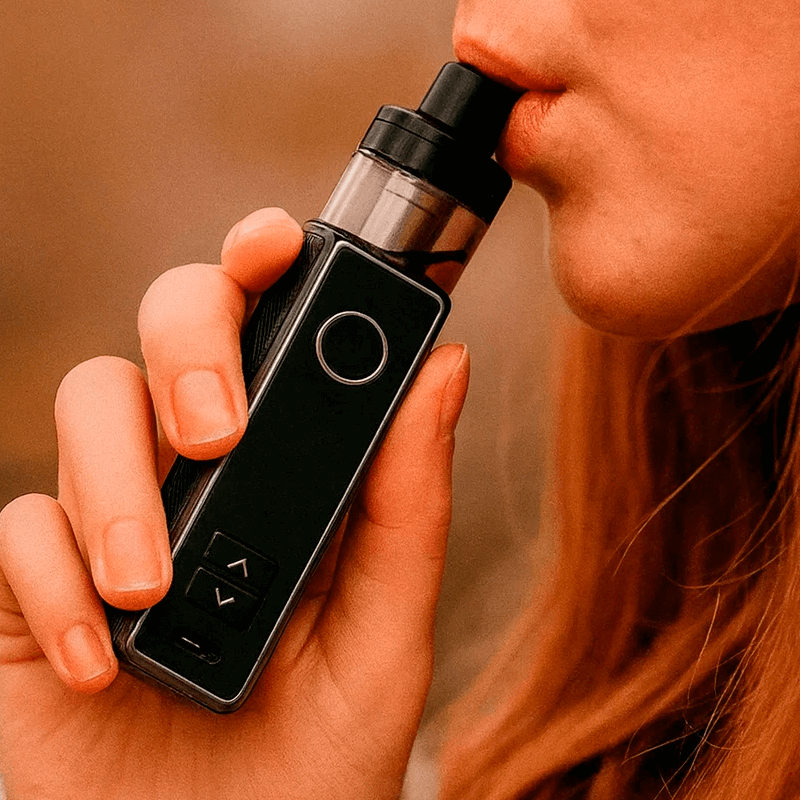 Девушка курит Drag S3