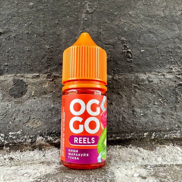 Купить Жидкость OGGO Reels Ice Salt - Киви Маракуйя Гуава 30 мл