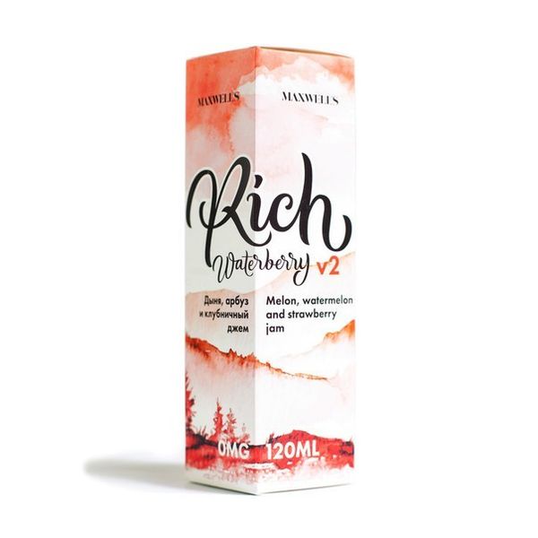 Купить Жидкость для электронной сигаретыMAXWELL'S - Rich v2 120 мл