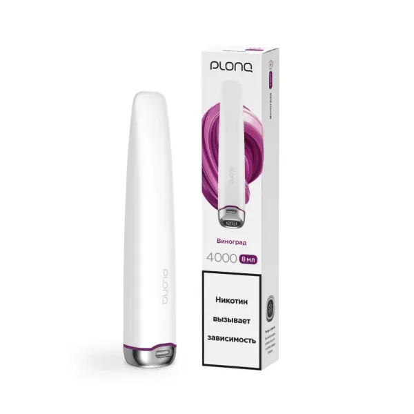 Купить Одноразовый Pod Plonq Plus Pro - Виноград (4000 затяжек)