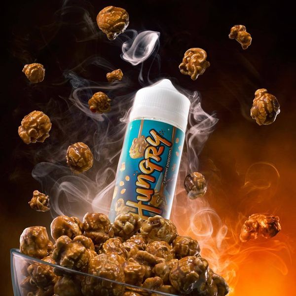 Купить Жидкость для электронной сигареты Hungry Caramel Popcorn