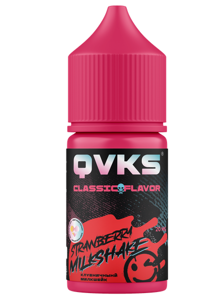 Купить Ароматизатор QVKS Classic 13мл - Клубничный Милкшейк