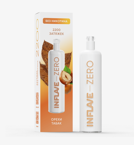 Купить Одноразовый Pod Inflave Zero - Орехи Табак (2200 затяжек)
