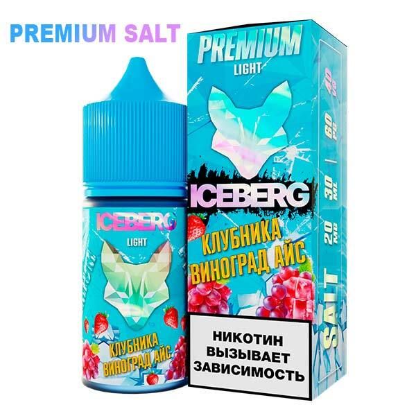 Купить Жидкость Iceberg Ice Legend Salt - Клубника Виноград Айс 30 мл