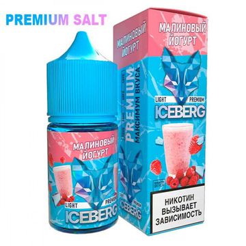 Купить Жидкость Iceberg Ice Legend Salt - Малиновый Йогурт 30 мл