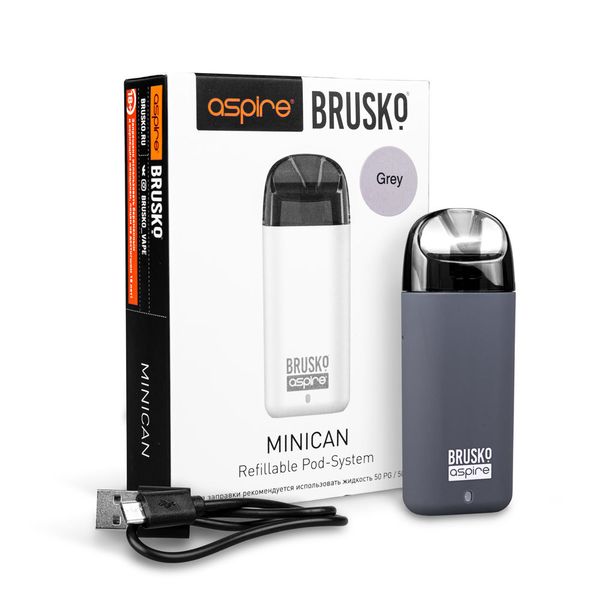 Купить Набор Aspire Brusko Minican Pod Kit серый