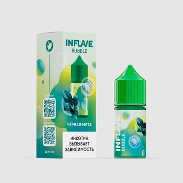 Купить Inflave Bubble Salt 30 мл - Черная Мята (20 мг)