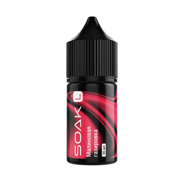 Купить Жидкость Soak L Salt 30 мл - Малиновая Газировка 20 мг