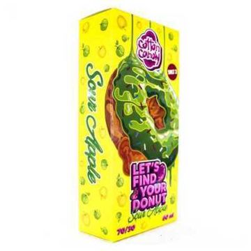 Купить Жидкость Cotton candy LET'S FIND YOUR DONUT - Sour Apple 60 мл