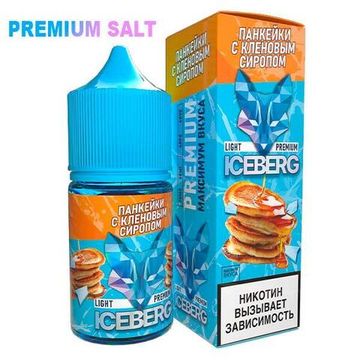 Купить Жидкость Iceberg Ice Legend Salt - Панкейки с Кленовым Сиропом 30 мл