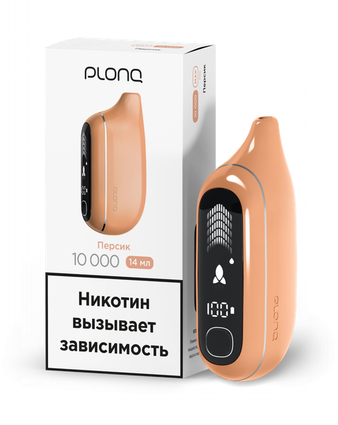 Купить Одноразовый Pod Plonq MAX PRO 10000 - Персик (10000 затяжек)
