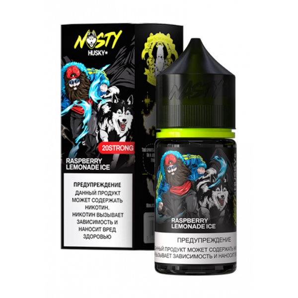 Купить Жидкость Nasty X Husky Import Salt 30 мл - Raspberry Lemonade Ice (20 мг)