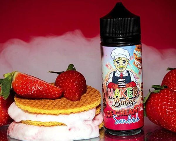 Купить Жидкость MAKER BAKER - Ice Cream Sandvich 120 мл