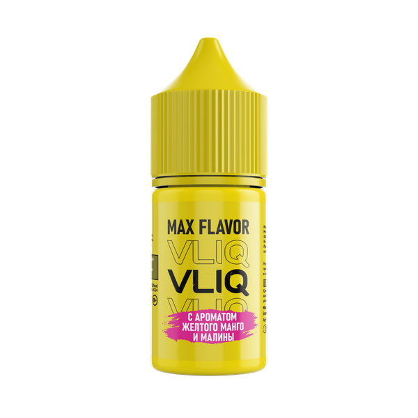 Купить VLIQ Max Flavor 27 мл - Желтое Манго с Малиной