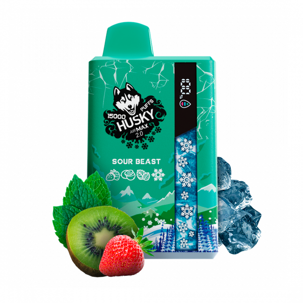 Купить Одноразовый Pod Husky Air Max 2.0 - Sour Beast (15000 затяжек)