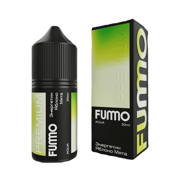 Купить Жидкость Fummo Aqua Salt 30 мл - Энергетик Яблоко Мята (20 мг)