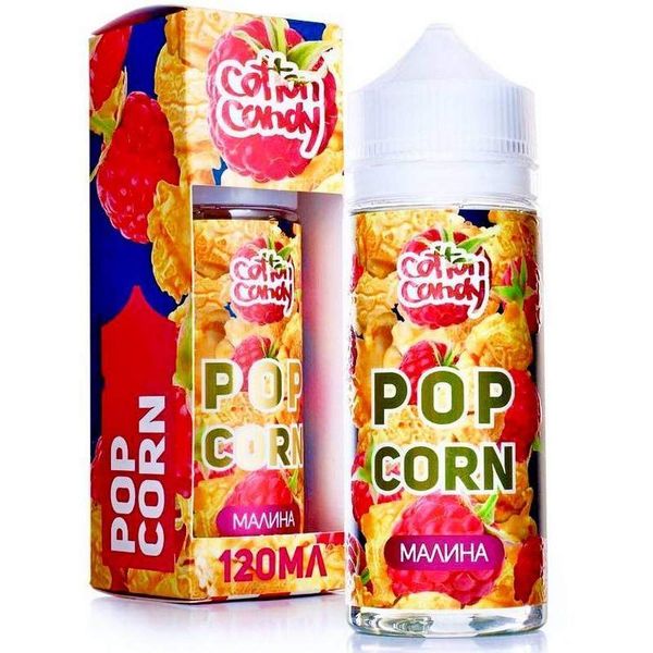 Купить Жидкость Cotton Candy Popcorn - Малина 120 мл