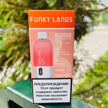 Купить Одноразовый Pod Funky Lands - Черешня (10000 затяжек)