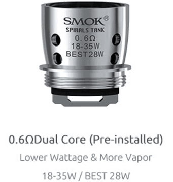 Купить Испаритель SMOK SPIRAL 0.6ohm Dual Core