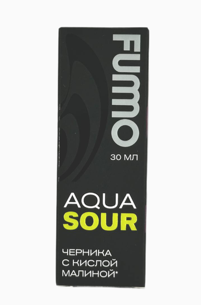 Купить Жидкость Fummo Aqua Sour Salt 30 мл - Черника с Кислой Малиной (20 мг)