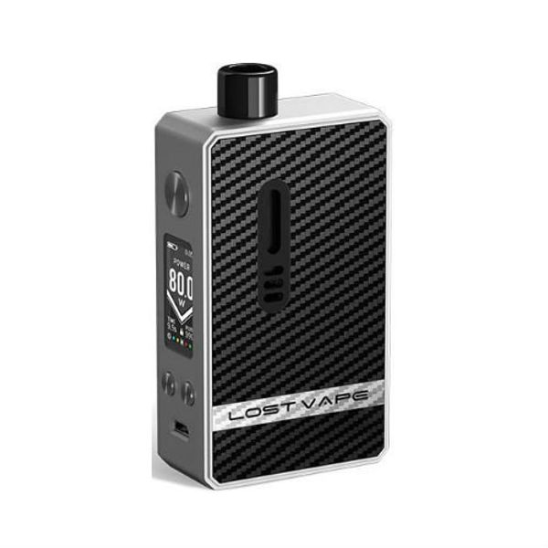 Купить Набор Lost Vape Gemini Hybrid 80W Pod-Mod Kit SS Carbon Fiber