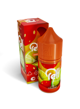 Купить Жижа Rell Orange 28 мл - Lime Strawberry (0 мг)