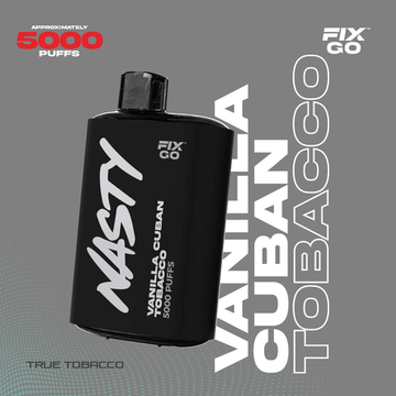 Купить Одноразовый Pod Nasty Fix Go - Vanilla Cuban Tobacco (5000 затяжек)