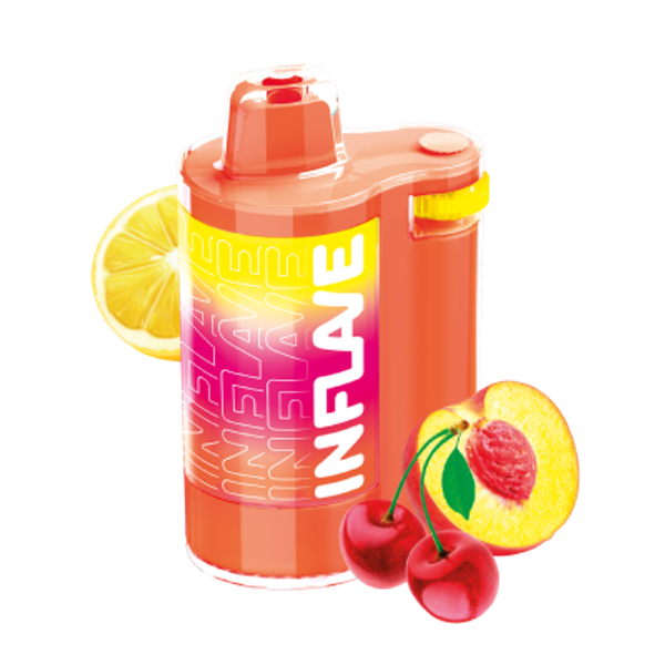 Купить Одноразовый Pod Inflave Spin - Вишня Персик Лимон (8000 затяжек)