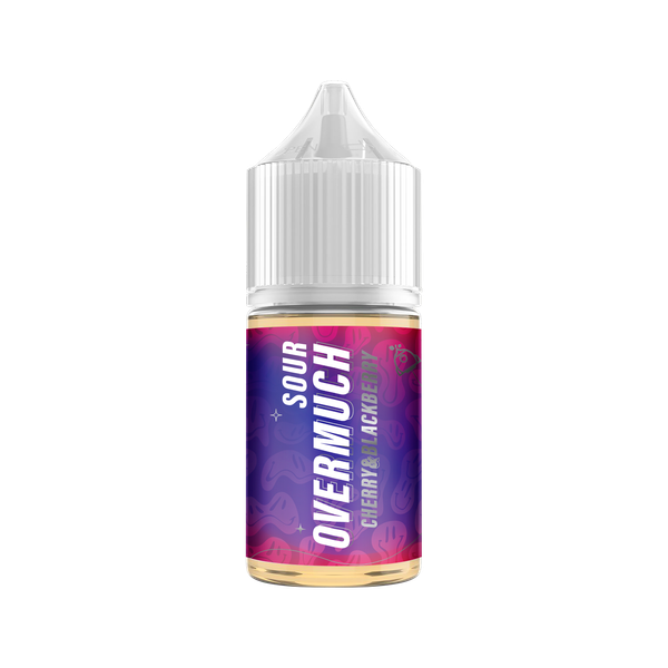 Купить Жидкость Overmuch Sour Salt 30 мл - Cherry Blackberry (20 мг)