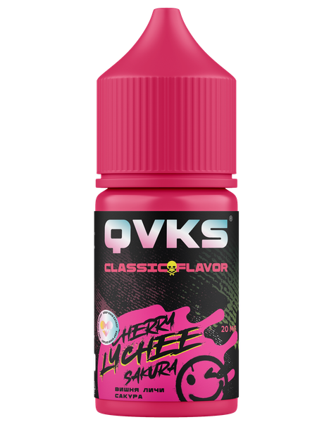 Купить Ароматизатор QVKS Classic 13мл - Вишня Личи Сакура