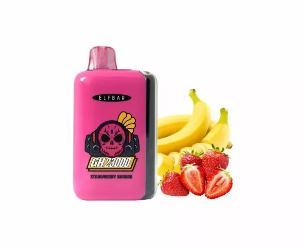 Купить Одноразовый Pod Elf Bar GH23000 - Strawberry Banana (23000 затяжек)