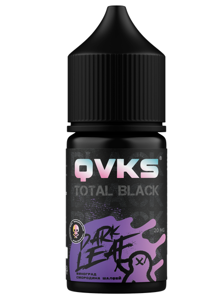 Купить Ароматизатор QVKS Total Black 13мл - Виноград Смородина Шалфей