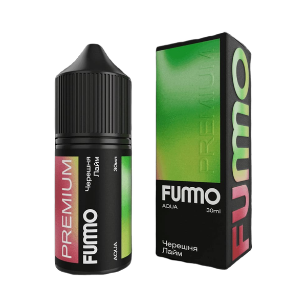 Купить Жидкость Fummo Aqua Salt 30 мл - Черешня Лайм (20 мг)