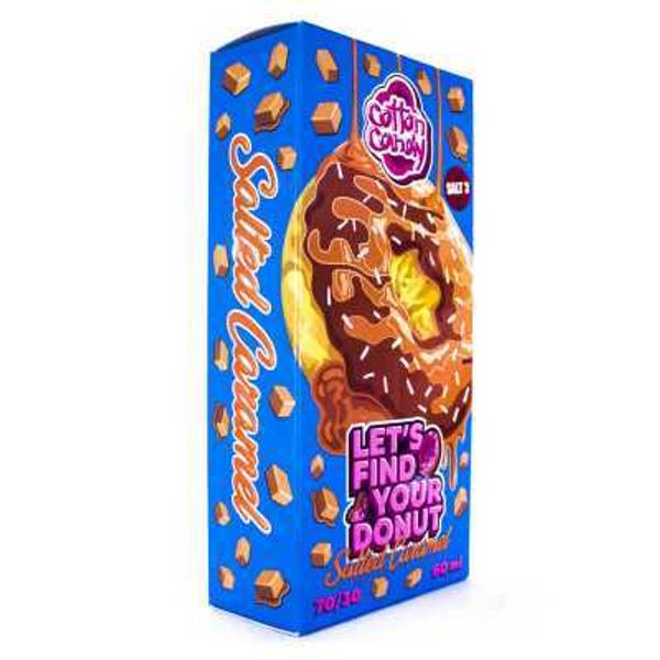 Купить Жижа Cotton candy LET'S FIND YOUR DONUT - Salted Caramel 60 мл