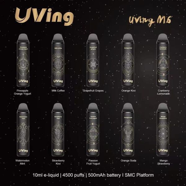 Купить Одноразовый Pod UVing M6 - Orange Soda (4500 затяжек)