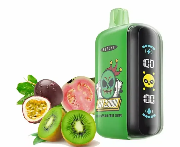 Купить Одноразовый Pod Elf Bar GH23000 - Kiwi Passion Fruit Guava (23000 затяжек)