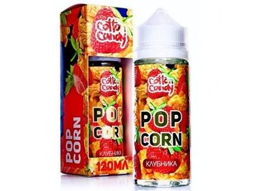 Купить Жидкость Cotton Candy Popcorn - Клубника 120 мл