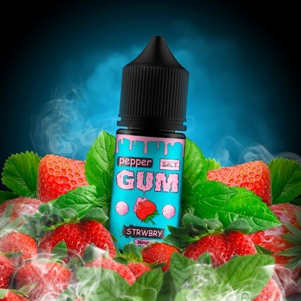 Купить Pepper Gum Salt - STRWBRY 30 мл