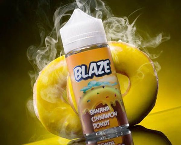 Купить Жидкость для электронной сигареты BLAZE - Banana Cinnamon Donut 100 мл