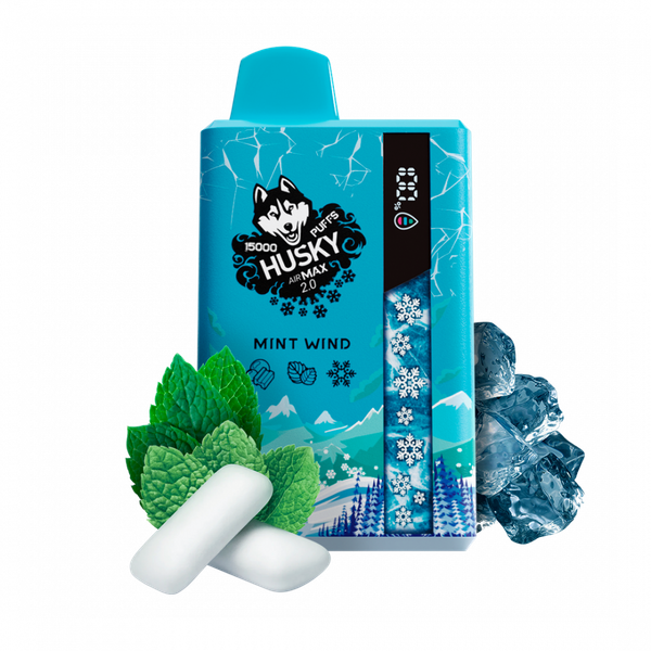 Купить Одноразовый Pod Husky Air Max 2.0 - Mint Wind (15000 затяжек)