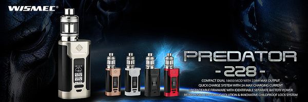 Цена на Wismec Predator 228W Box Mod Купить Wismec Predator 228W Box Mod