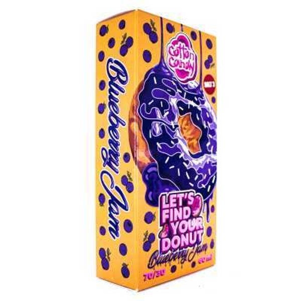 Купить Жидкость Cotton candy LET'S FIND YOUR DONUT - Blueberry Jam 60 мл