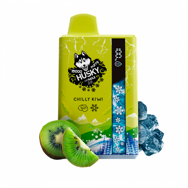 Купить Одноразовый Pod Husky Air Max 2.0 - Chilly Kiwi (15000 затяжек)