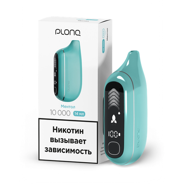 Купить Одноразовый Pod Plonq MAX PRO 10000 - Ментол (10000 затяжек)