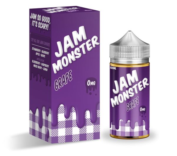 Цена на Жидкость для электронной сигареты JAM MONSTER Original - Grape (100ml) Купить Жидкость для электронной сигареты JAM MONSTER Original - Grape (100ml)