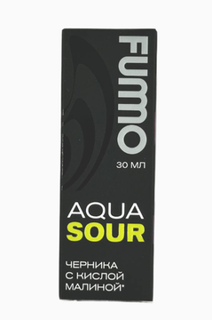 Купить Жидкость Fummo Aqua Sour Salt 30 мл - Черника с Кислой Малиной (20 мг)