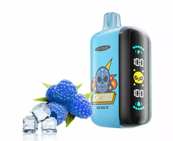 Купить Одноразовый Pod Elf Bar GH23000 - Blue Razz lce (23000 затяжек)